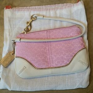 Light Purple Coach Wristlet